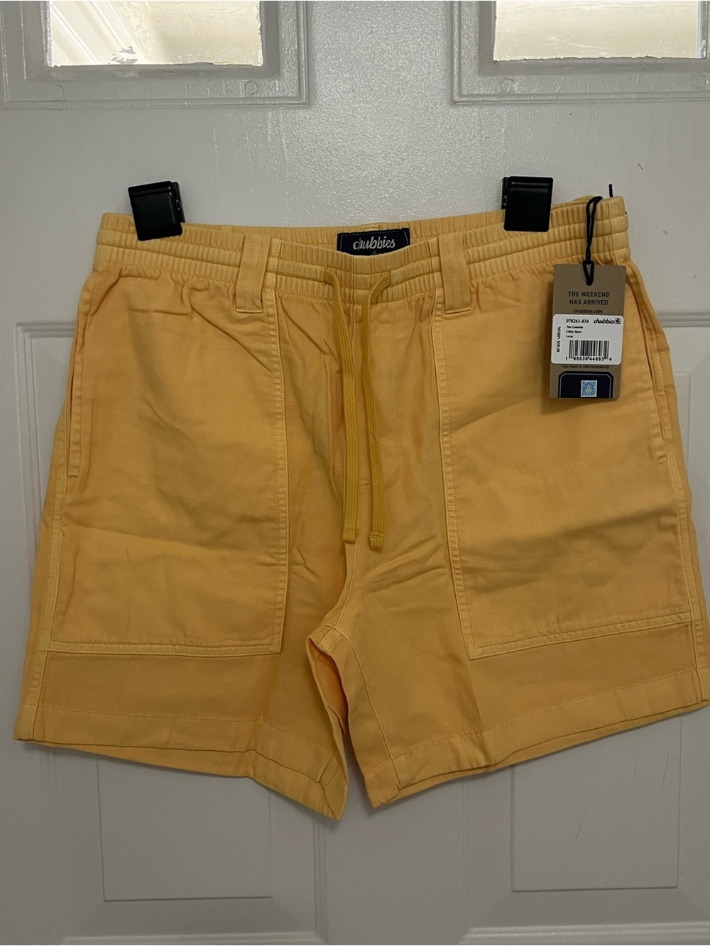 chubbies Sunburst Yellow Everyday Hybrid Shorts